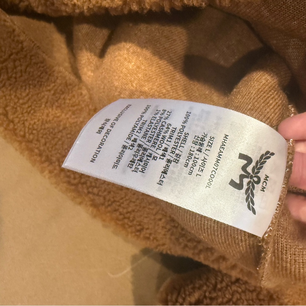 🔥24HR SALE🔥 NWT mcm monogram-pocket fleece sweatshirt - Picture 9 of 9